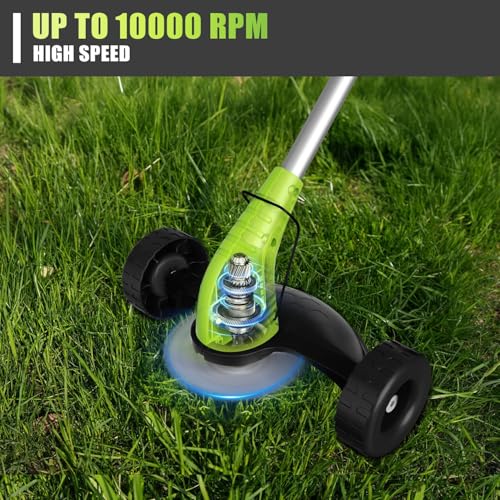 image for Aokia Electric Weed Wacker Cordless, 12V Battery Powered Weed Eater Co