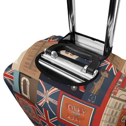 Housse de bagage élastique motifs Angleterre blanche de haute résistance pour valise