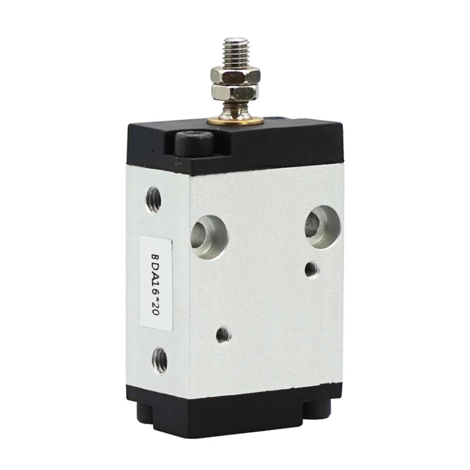Vérin pneumatique carré BDA16 haute précision en aluminium de 16mm