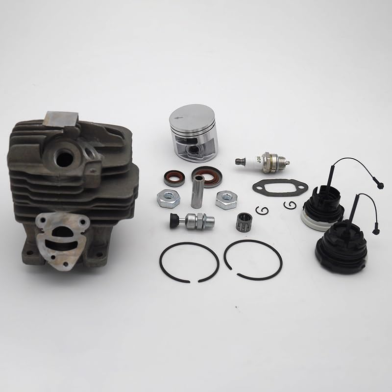Części do kosiarki 44.7mm uszczelka olejowa tłoka cylindra zestaw świec zapłonowych pasuje do piły łańcuchowej Stihl MS261 MS 261 1141 020 1200 części zamienne