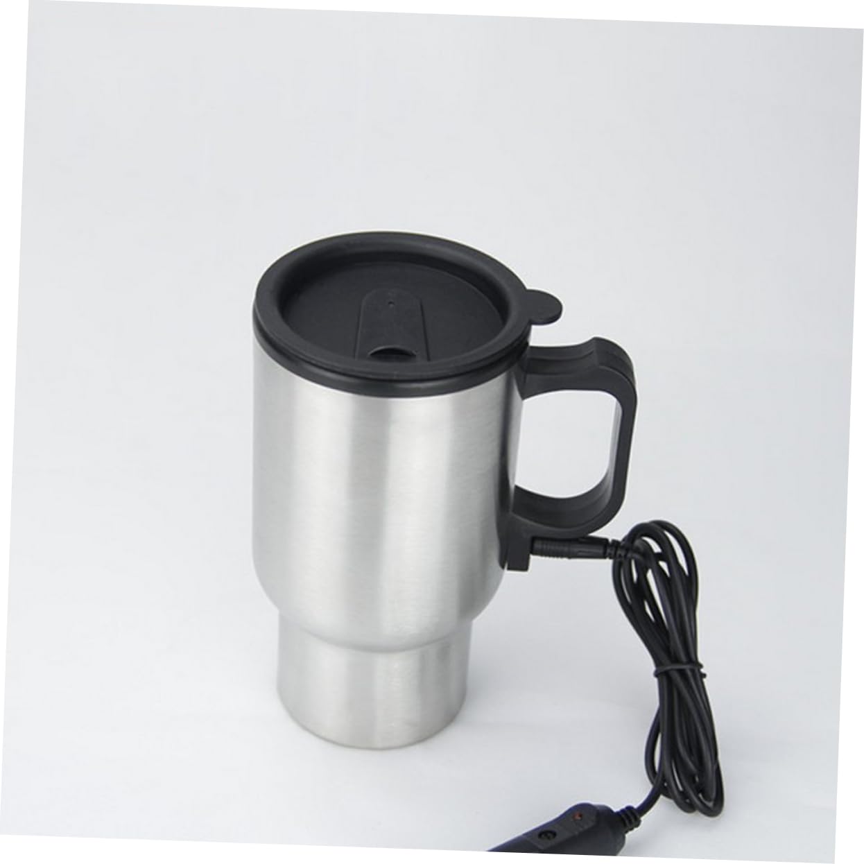 GRIRIW Smart Car Cup Heated Cooling 450ml Stainless Steel Electric for Drivers