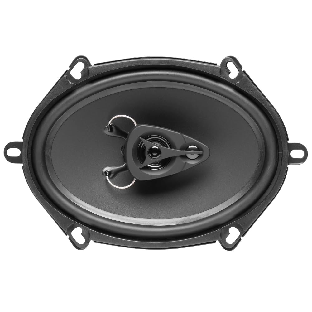Kit Set para Boss Audio Systems CH5730B Altavoces coaxiales de 3 vías 5 x 7 12,7 x 17,8 cm 127 x 178 mm, 150 vatios rms 300 vatios máx, para Coches, suspensión de Goma, por Pareja + Rejillas Gratis