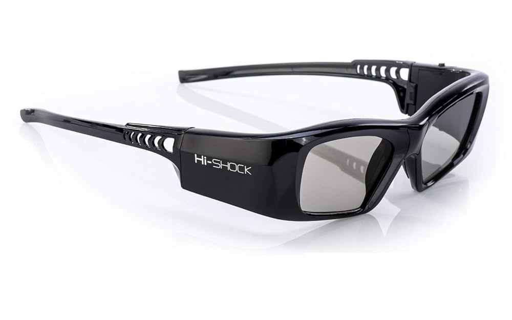 Hi-Shock BT Pro Black Diamond Active 3D Glasses Compatible