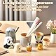 Oneroomone 5 Stücke Russische Matroschka-Puppen, Holz Tier Nesting Dolls, Schön Matroschka-Puppen, Holz Klassisch Russische Matroschka, für Wohnzimmer, Festivals, Partys, Schlafzimmerdekorationen
