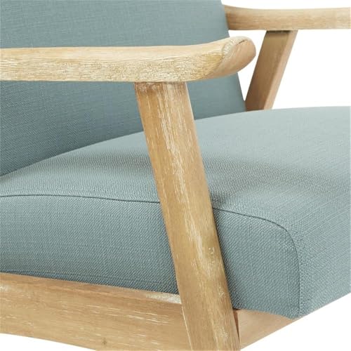Sillón Moderno Tela Azul miniatura 6