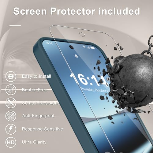 Image of for Google Pixel 10a Case, Matte Magnetic Phone Cover [with 1 Screen Protector] [Support for MagSafe] [Shockproof Military Grade Protection] Translucent Frosted Back, Lavender Gray