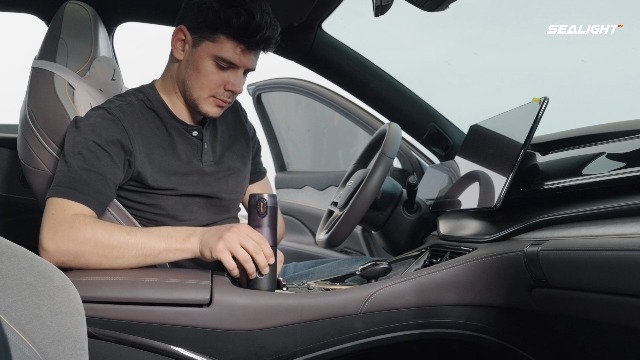 SEALIGHT Akku-Autostaubsauger - 18.000 Pa Saugkraft Mit Typ-C Ladung