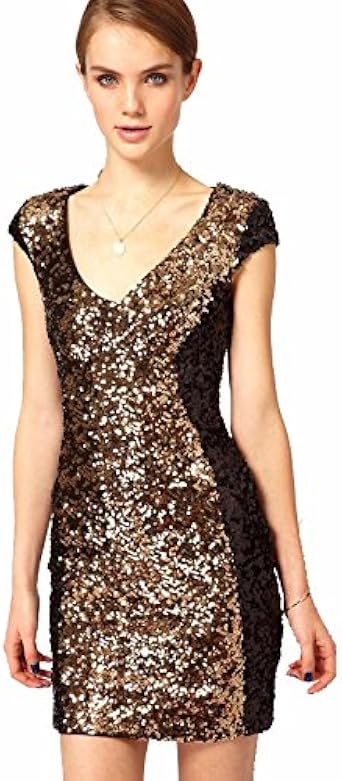 175 Moonray Sequin Bodycon Pencil Dress 
