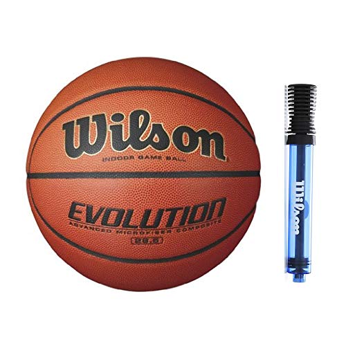 Wilson 28.5-Inch Evolution Intermediate Game Ball Basketball with 6