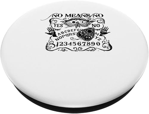 Miniatura 2 de Funny Ouija Board No Means No W Occult Skull & Evil Eye PopSockets Swappable PopGrip