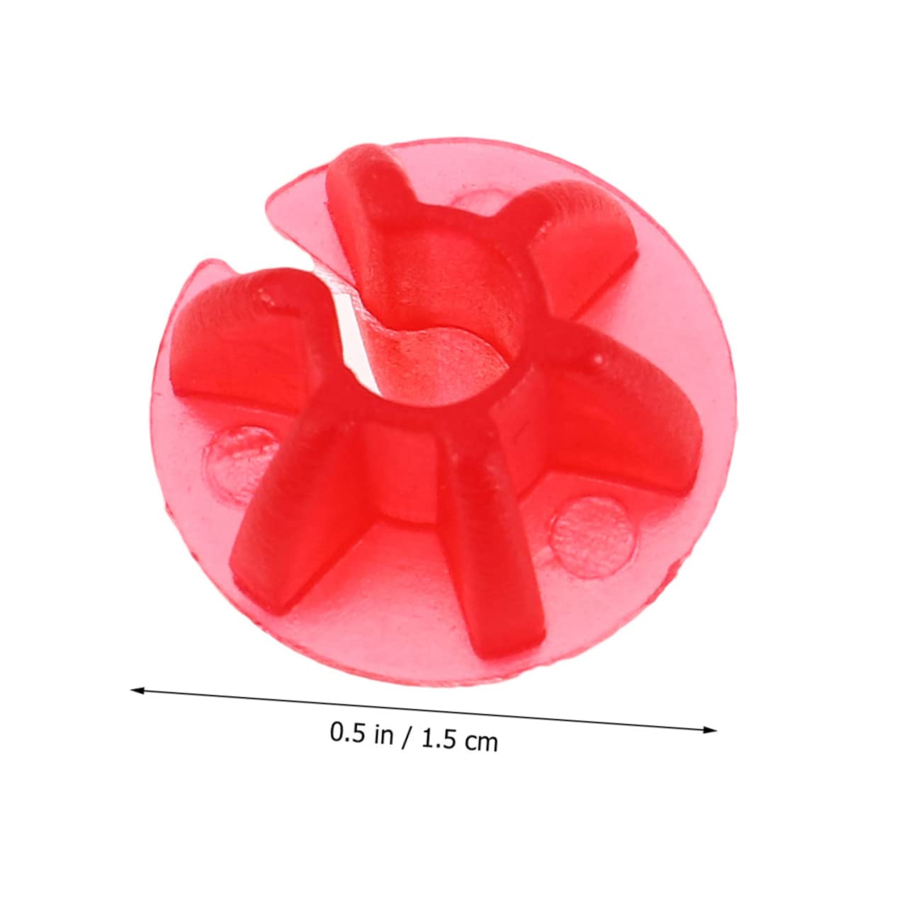 HOLIDYOYO 36Pcs Luminous Round Beads for Bicycle Wheels Colorful Plastic Clip Decorations Nighttime Visibility Fits Standard Bike Spokes for Bikes