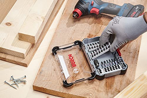 Image of Bosch Professional Extra Hard, 65Mm Screwdriver Bits And Pointteq Metal Drill Bits Set, Pack Of 8