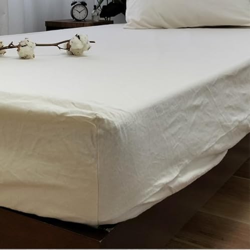 『クイーン』オーガニックコットンあったかBOXシーツ キナリ KNBX-Q