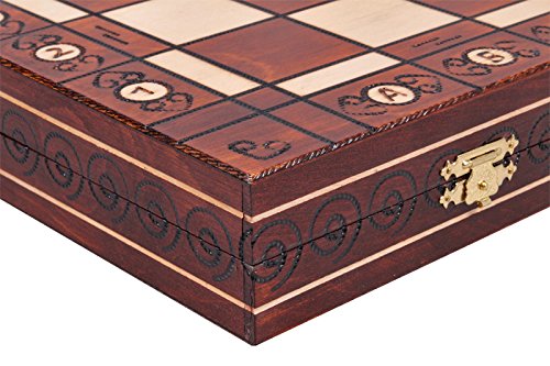 The Jarilo, Unique Wooden Chess Set, Pieces, Chess Board and Chess Piece Storage