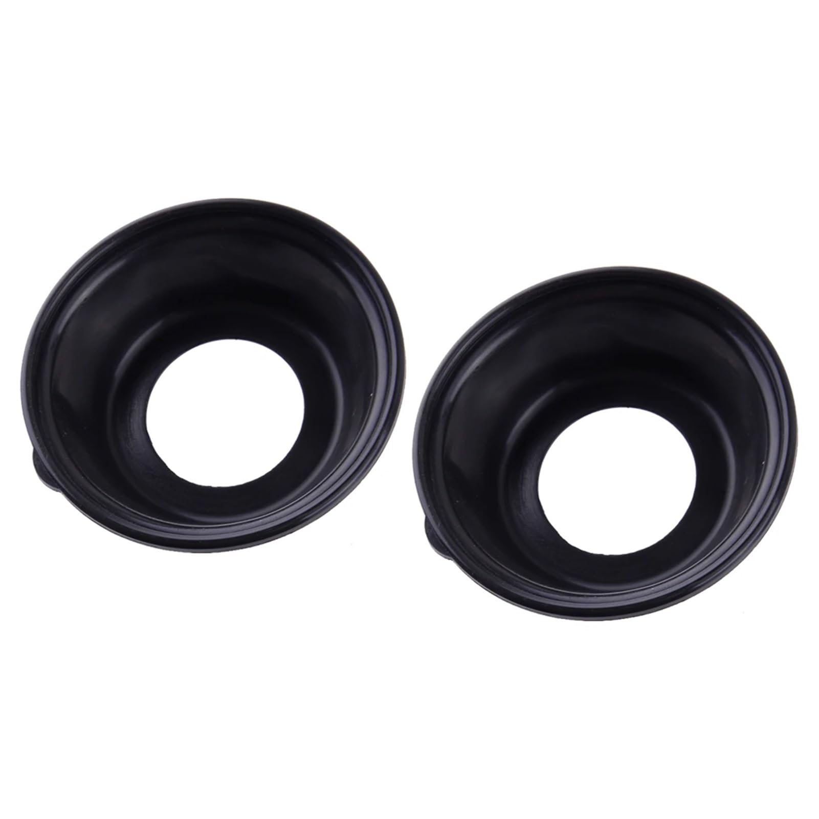 Diaphragme de carburateur pour Suzuki GS450L et GS400X en caoutchouc noir, lot de 2