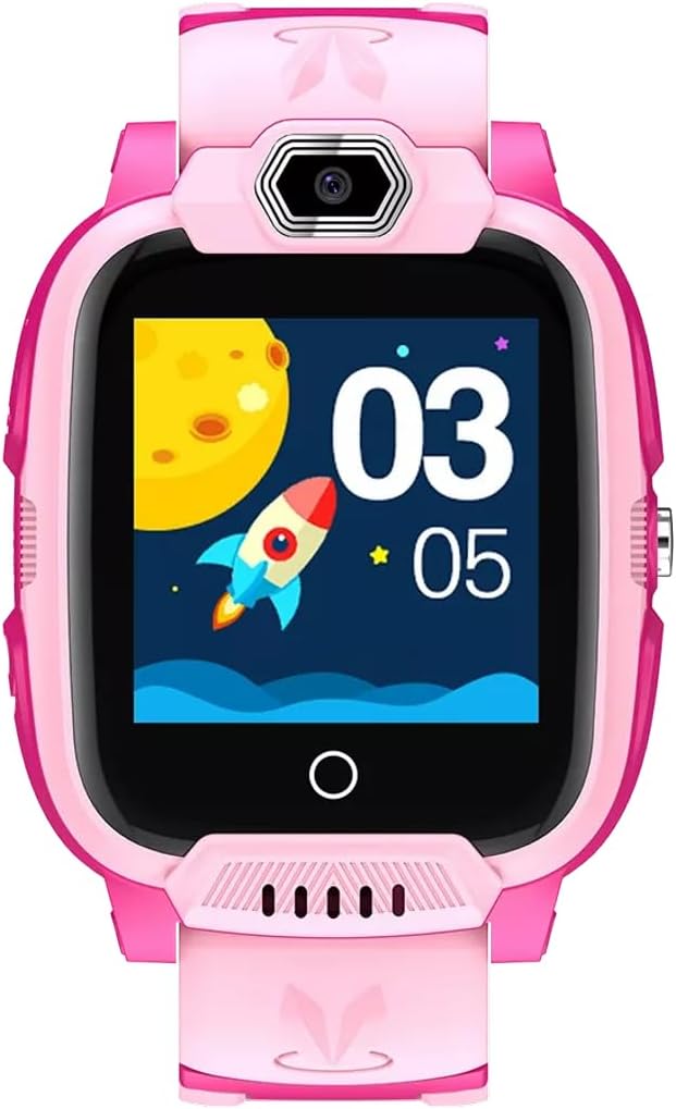 CANYON Jondy KW-44 Kids Smart Watch, angled view showing SIM card slot and side buttons
