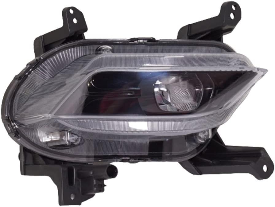 KarParts360 For Hyundai Santa Fe Fog Light Assembly 2019 2020 Driver Side LED Limited/Ultimate CAPA For HY2592172 | 92201-S1100