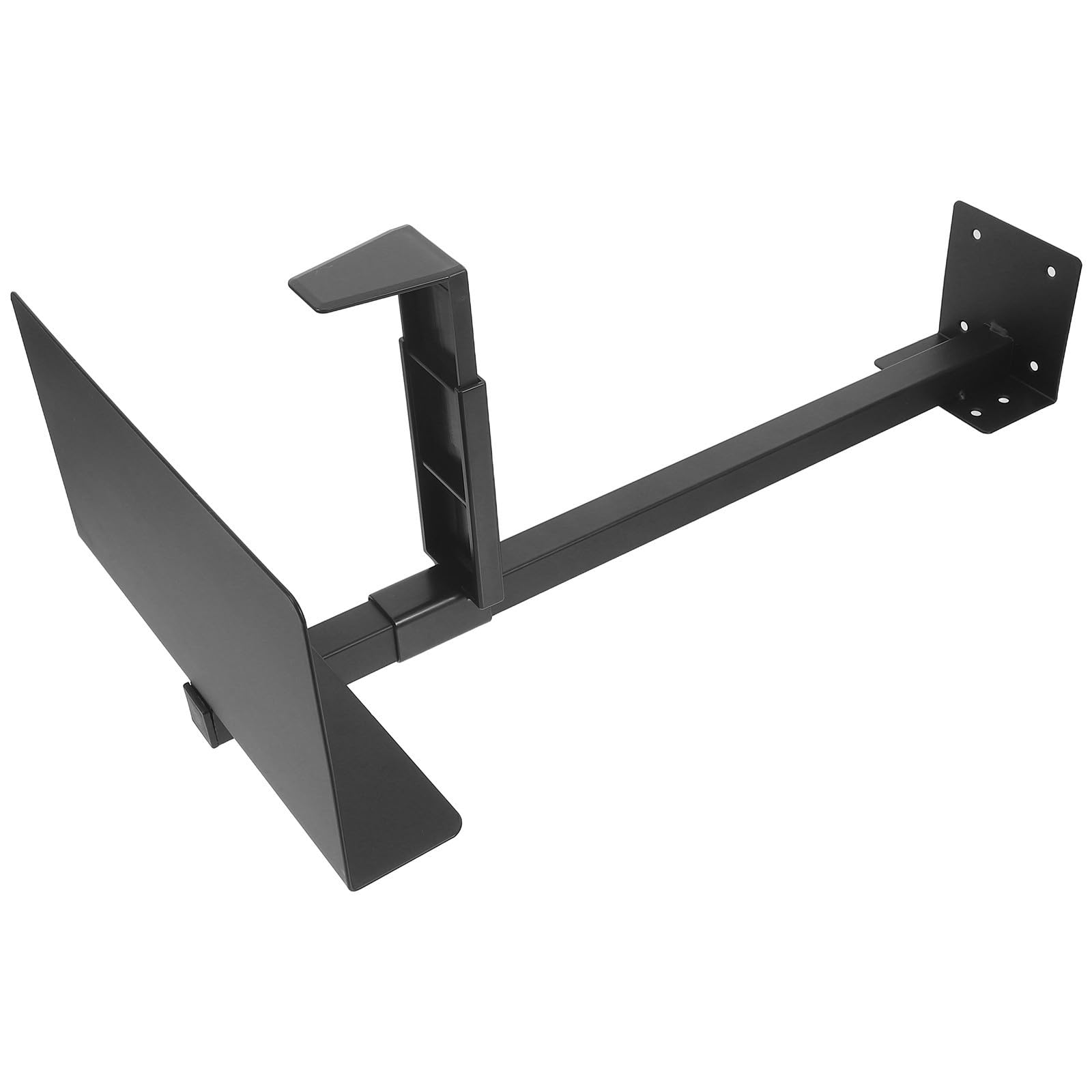SOIMISS Soporte para PC Debajo del Escritorio Ajustable de Acero Templado Resistente Capacidad de 55 LB y Ancho de 5.1 a 8.5 Pulgadas para Oficina y Hogar