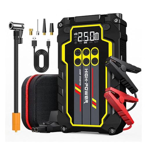 Naisiang Jump Starter 2800A 12V Car Battery Booster Pack (Up to 7.0L Gas, 5.5L Diesel), Portable...