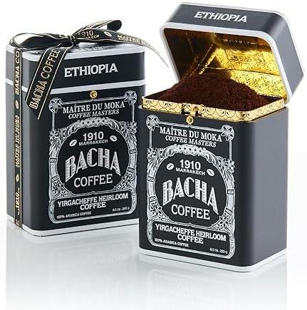 Bacha Coffee Yirgacheffe Heirloom Ground Coffee - 250g Nomad Collection