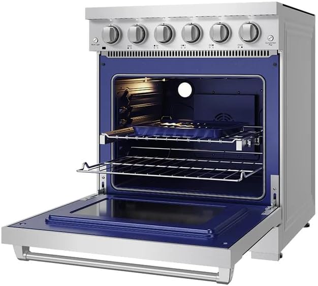 30 Inch Professional Electric Range with Precision Knob Control in Stainless Steel | Gordon Ramsay Series