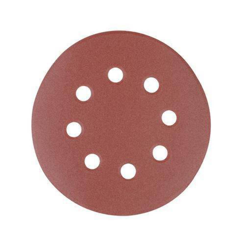 Silverline Hook & Loop Discs Punched 125Mm 10Pk 125Mm 40 Grit - Sanding Sander - Discs Punched 125Mm Grit Hook Loop 40 Sanding 10Pk Silverline 5024763132773