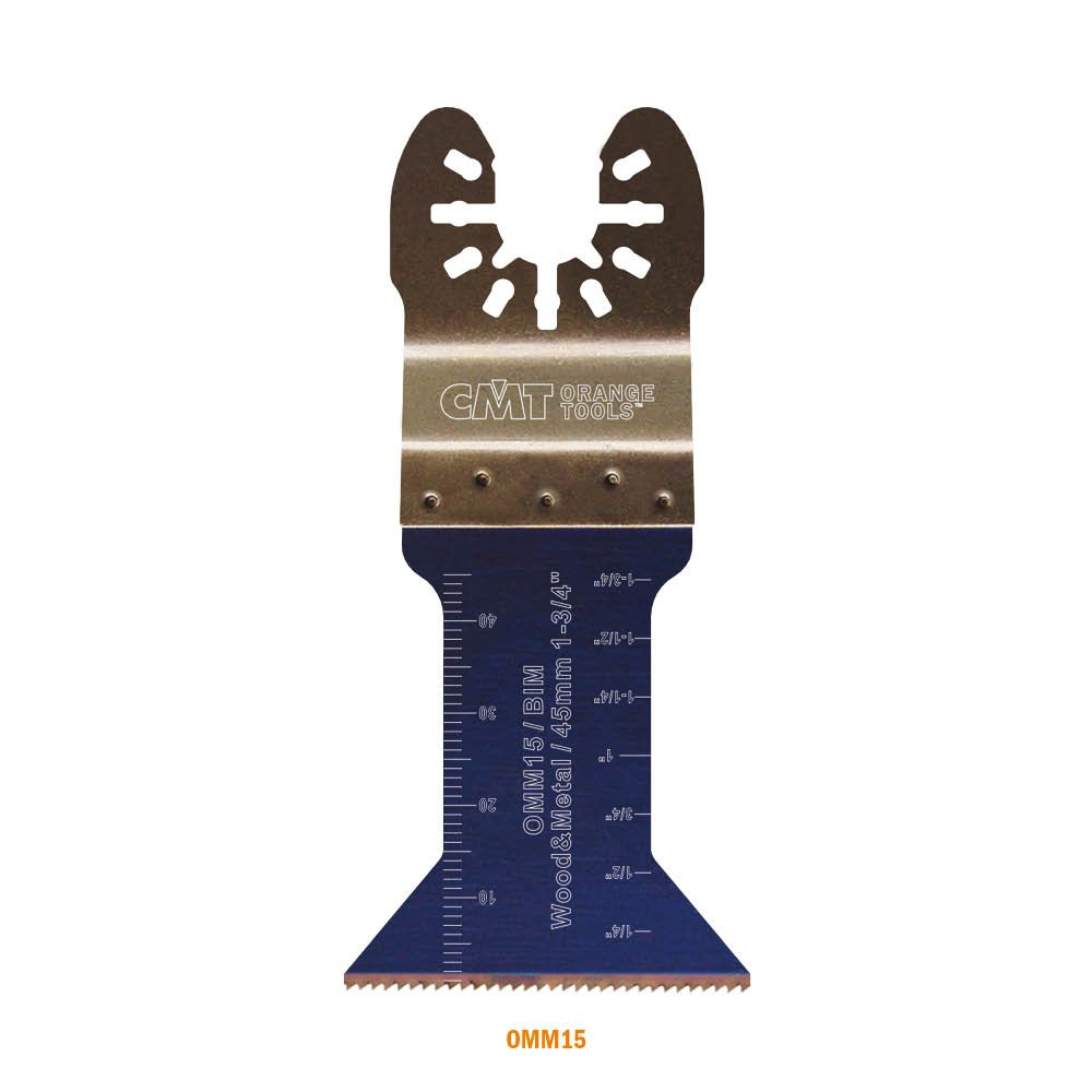 CMT ORANGE TOOLS OMM15-​X1 Hoja de sierra de inmersión y perfiladora para madera y metal