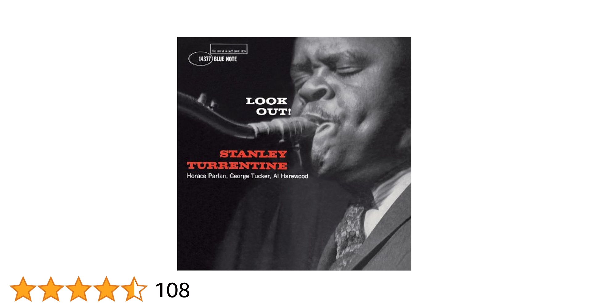 スタンリー・タレンタイン LOOK OUT! オリジナル STANLEY TURRENTINE - Stanley Turrentine - Look Out! LP (Blue