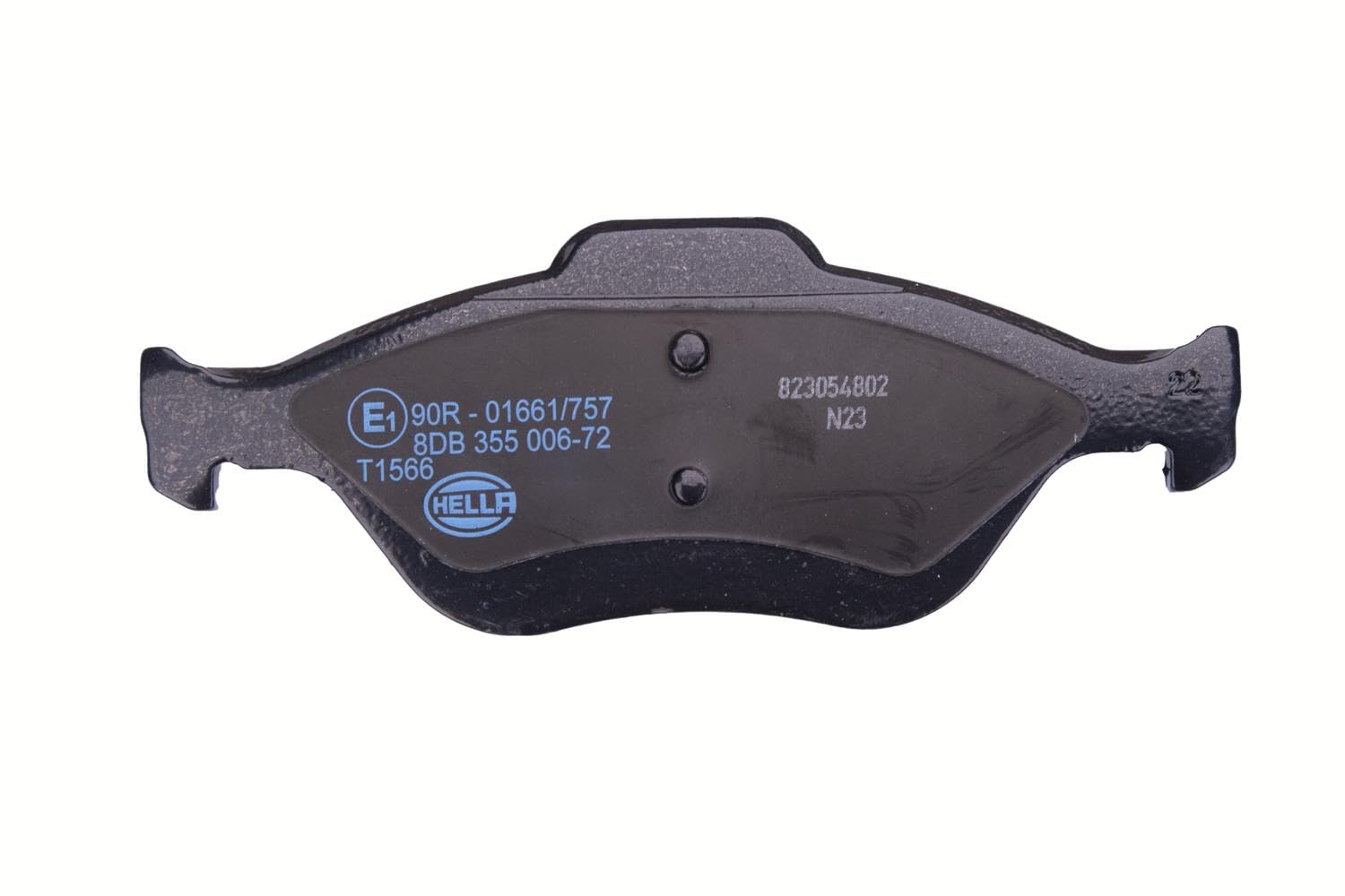 HELLA PAGID 8DB 355 006-721 Juego de pastillas de freno T1566 Espesor 17.7mm Sistema de frenos Teves con avisador acústico de desgaste por ej. DAIHATSU / TOYOTA