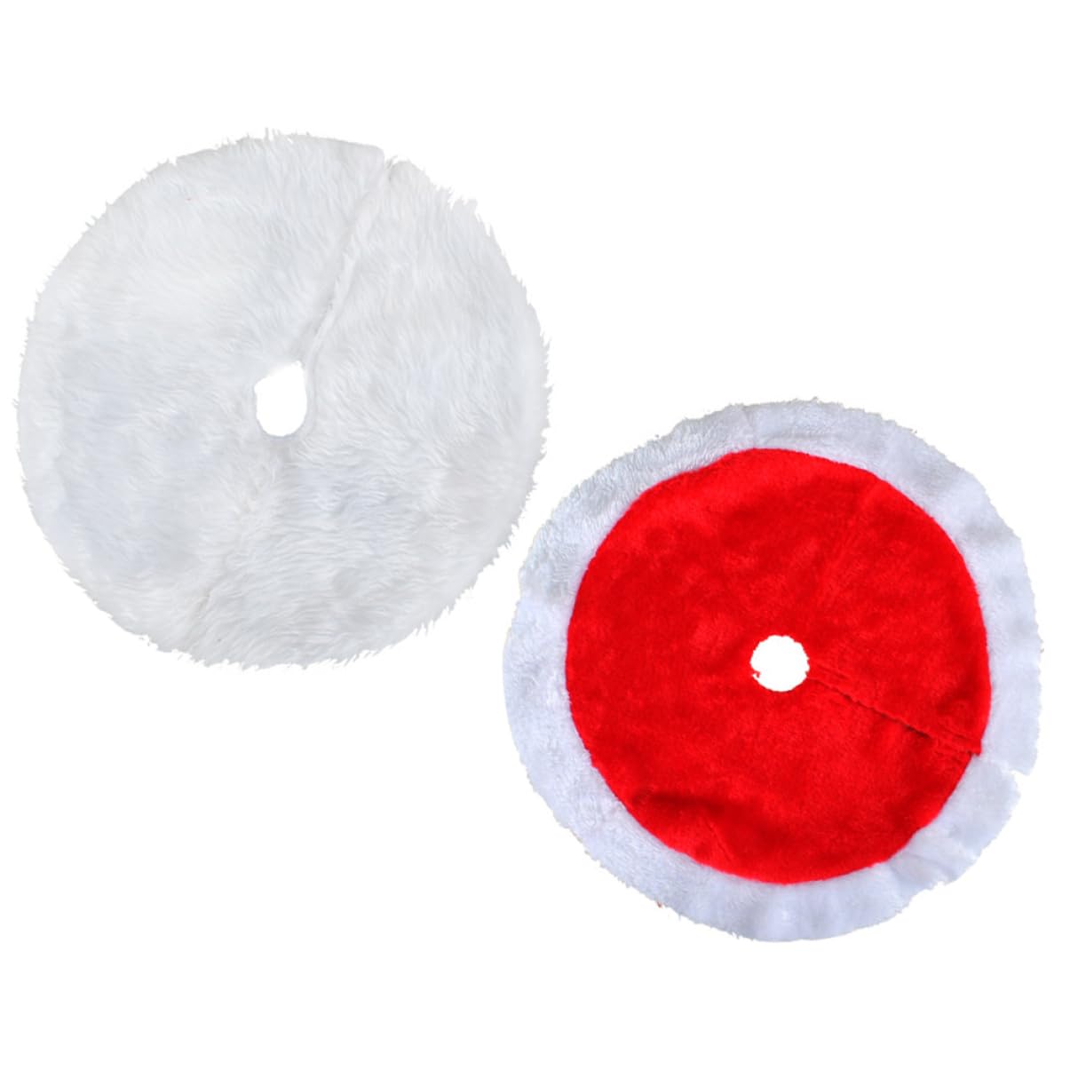 Zerodeko 3 Set Tappeto Inferiore Dell'albero Di Natale Decorare Decorazione Da Tavolo Dell'albero Di Natale Christmas Party Copribase Albero Decorazioni Natalizie Stoffa 2 Pezzi*3