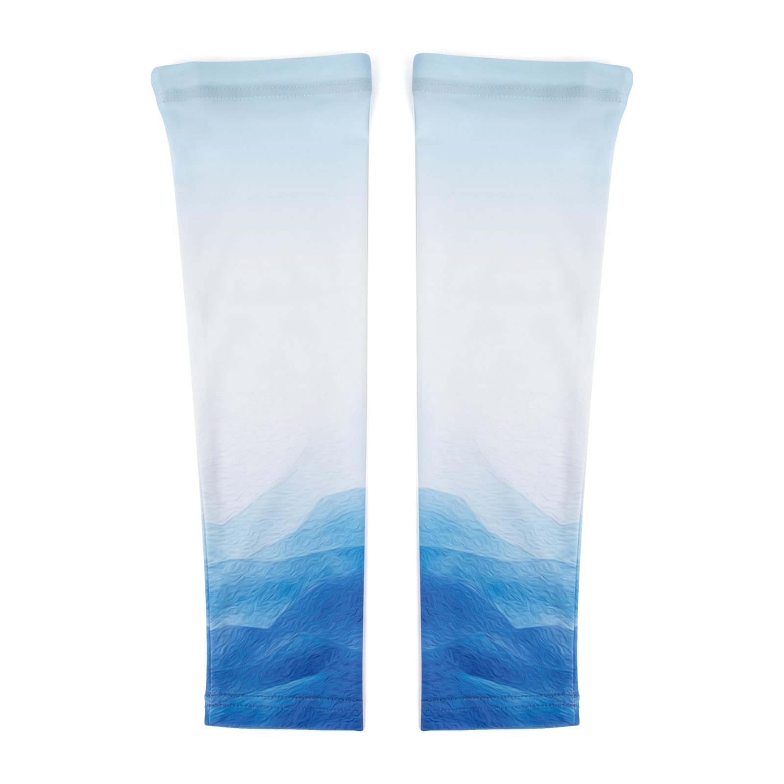 TopTie 10 Pares Mangas de Brazo Personalizadas con Logotipo sin Costuras Proteger el Suelo para fútbol Baloncesto Voleibol Azul