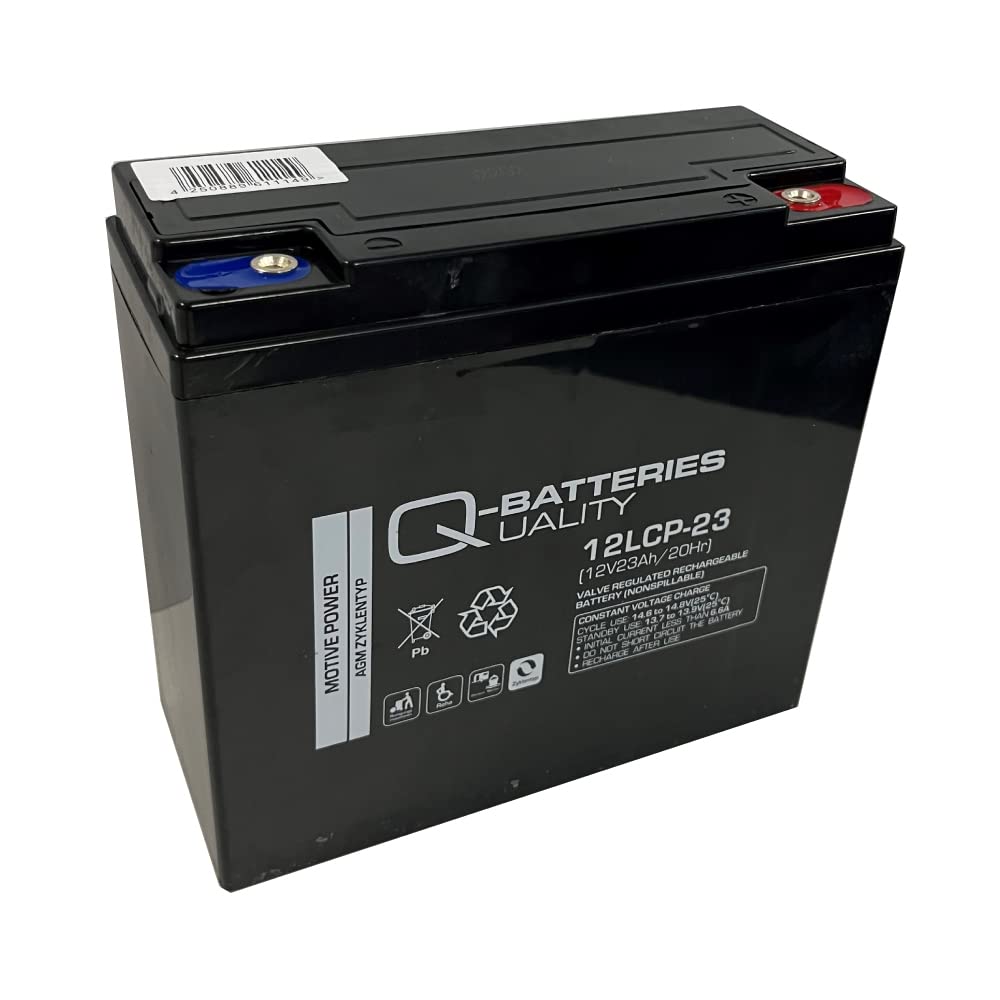 Batterie Q-23 12 V 23 Ah batteries 12lcp Golf Caddy MOOVER Bateau Scooter Scooter Fauteuil roulant Cycles type