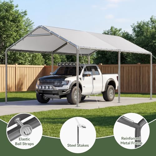 Aoxun 10x20 Heavy Duty Carport