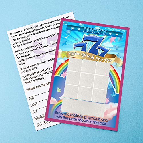 Image of Frienda 20 Pcs Pregnancy Announcement Scratch off Cards 4 x 6 Inch Baby Announcement Fake Lottery Tickets Pregnancy Reveal Creative Ideas for Surprising Future Dad, Family and Friends