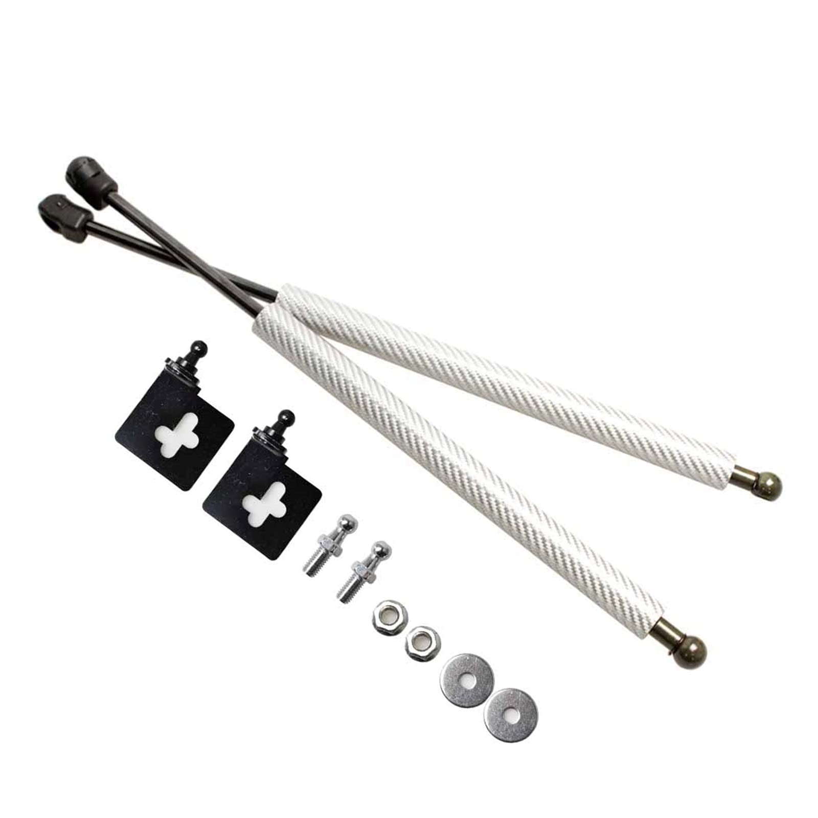 Gasdruckfeder Pour Prelude Pour BB5 Pour BB6 Pour BB7 Pour BB8 Pour BB9 1997-2001 Capot Avant Modifier Ressort À Gaz Fiber Carbone Amortisseurs Supports Levage Ressorts à Gaz Capot Moteur