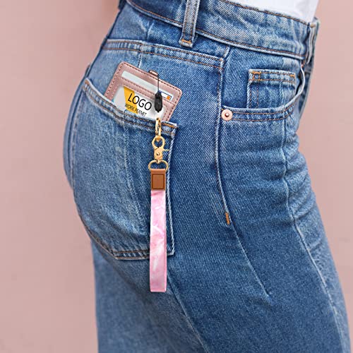Image of Wrist Lanyard Key Chain, Cute Wristlet Strap Keychain Holder for Women Men Car Keys ID Badges Card Wallet Phone Camera
