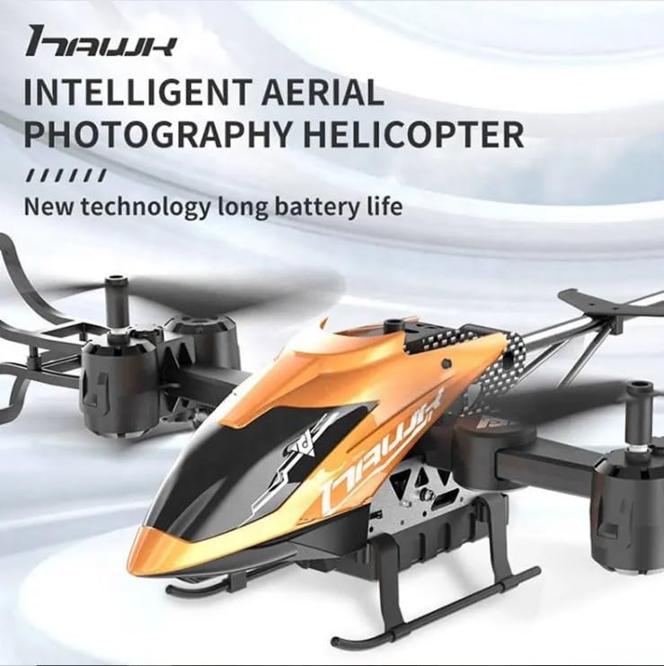 Image of Ladally RC Helicopter 8 Channel Remote Control Aircraft Toy for Kids & Beginners Easy Fly, Rechargeable, Durable Gift Drone for Boys
