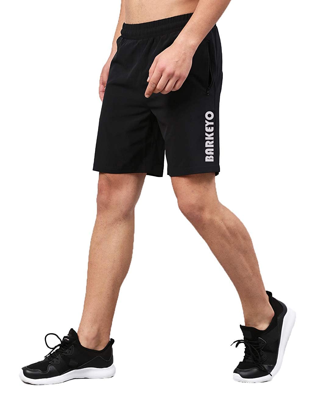 Mens Polyster Training Gyming Shorts Designed for Exercise/Jogging/Running/Printed Sports/Cycling/Workout/Yoga Pants and All Fitness Activities-image-33