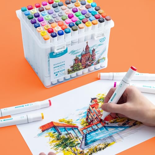 Marqueur 80 couleurs M&G pour le dessin et l'illustration créative