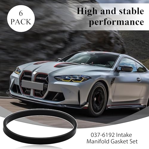 Image of 11617547242 Manifold Gasket Intake Set for BMW 037-6192 N52 N54 E60 E70 E90 E92-128i 135i 325xi 328i 328xi 330i 335i 525xi 528i 530i 535i 535xi Intake Manifold Gasket（6PCS）