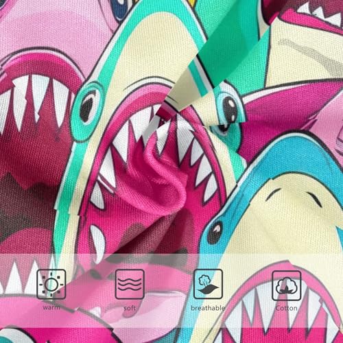 Cartoon Watercolor Sharks Girls Underwear Toddler 2t Cotton Little Girl Panties Designer Underpants Briefs3