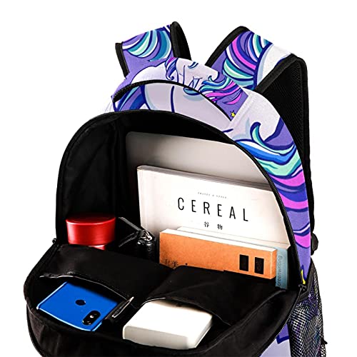 Sac à dos d'écolier décontracté et grand format pour homme et femme moderne - 4