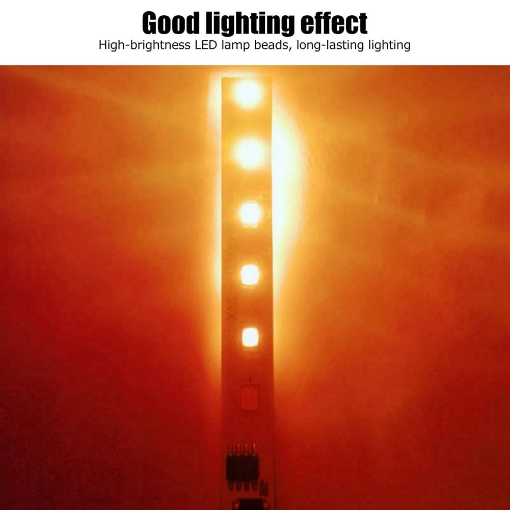 Orolotay 20 Stück Solar-Flammenlicht Platinen - 1,2V LED Controller Mit 12 LEDs Für DIY Projekte