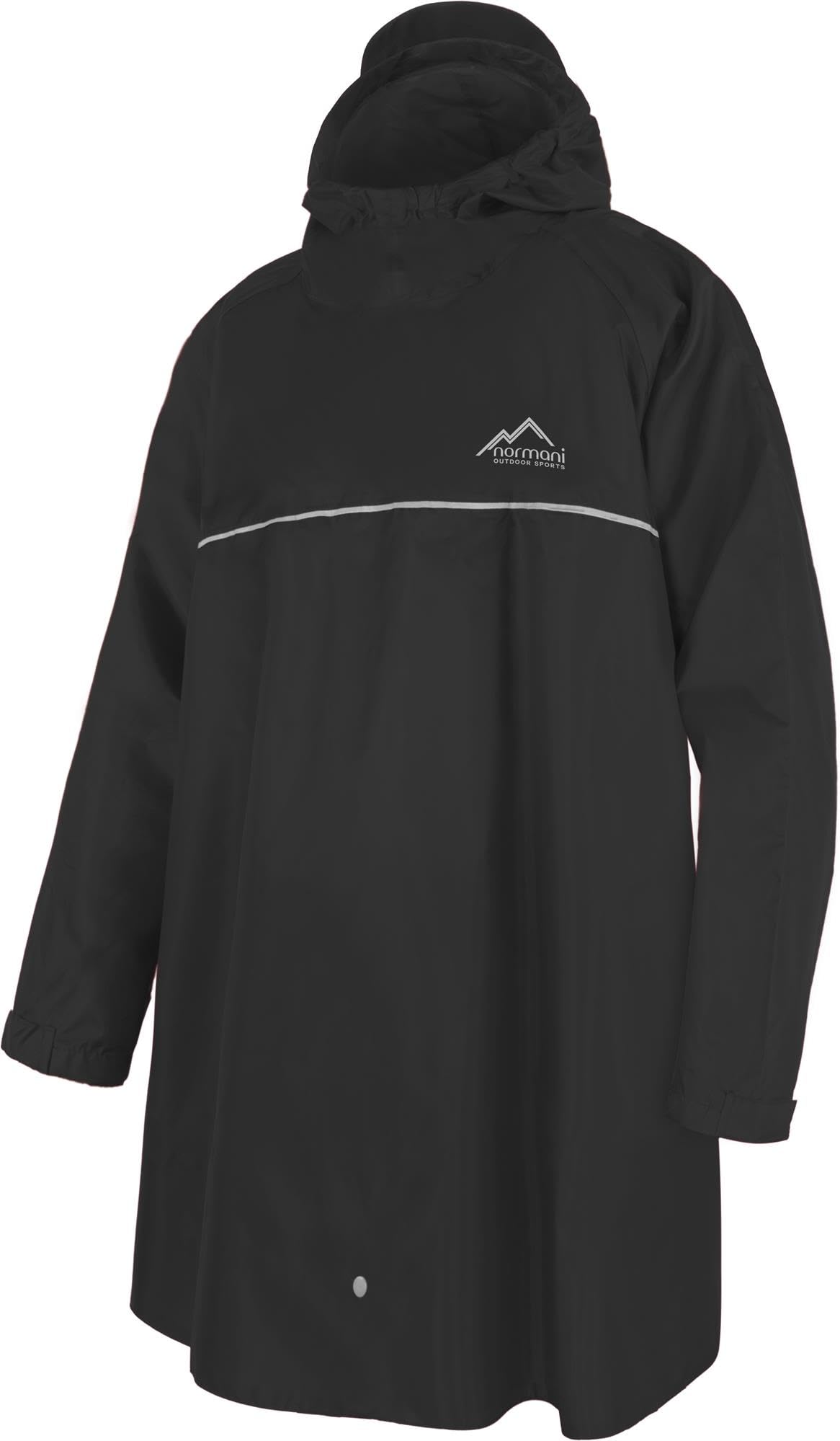 normani Kinder Regenponcho Regenjacke mit Ärmeln und Kapuze - 12.000 mm Wassersäule und 3M™ Scotchlite™ Reflektor - Regencape für Junge und Mädchen