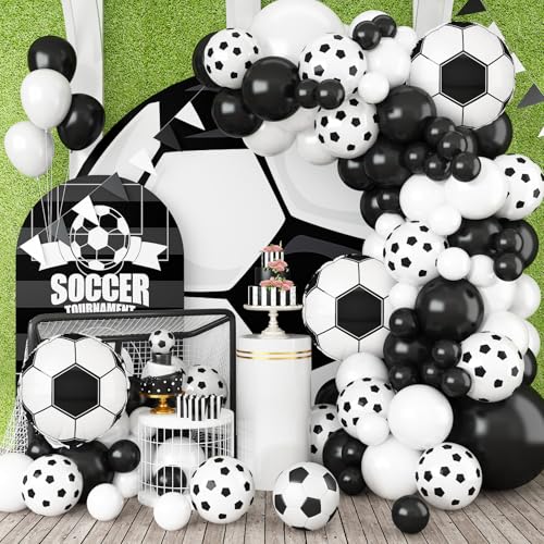 Kit guirlande d'arche de ballons de football GRESATEK pour décorer facilement