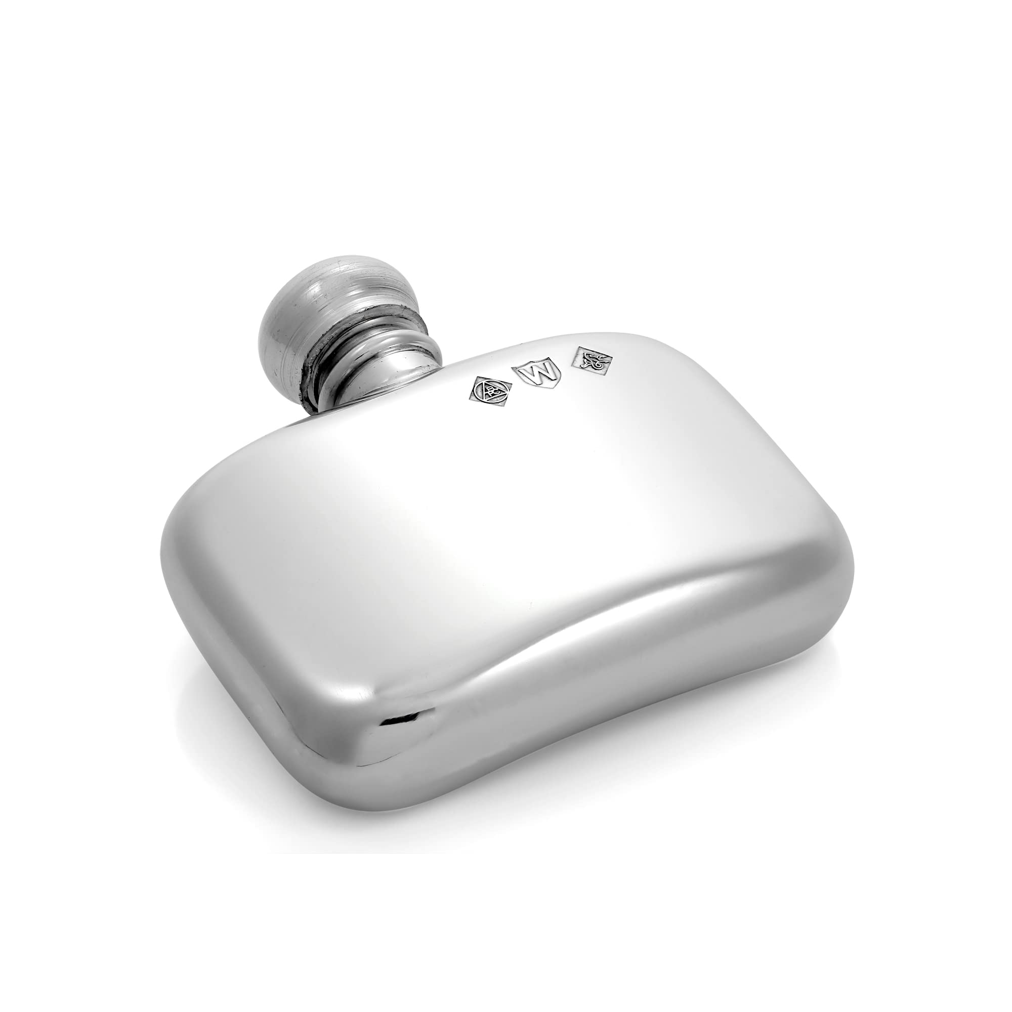 Jewellerybox 1Oz Handmade Pewter Pocket Hip Flask