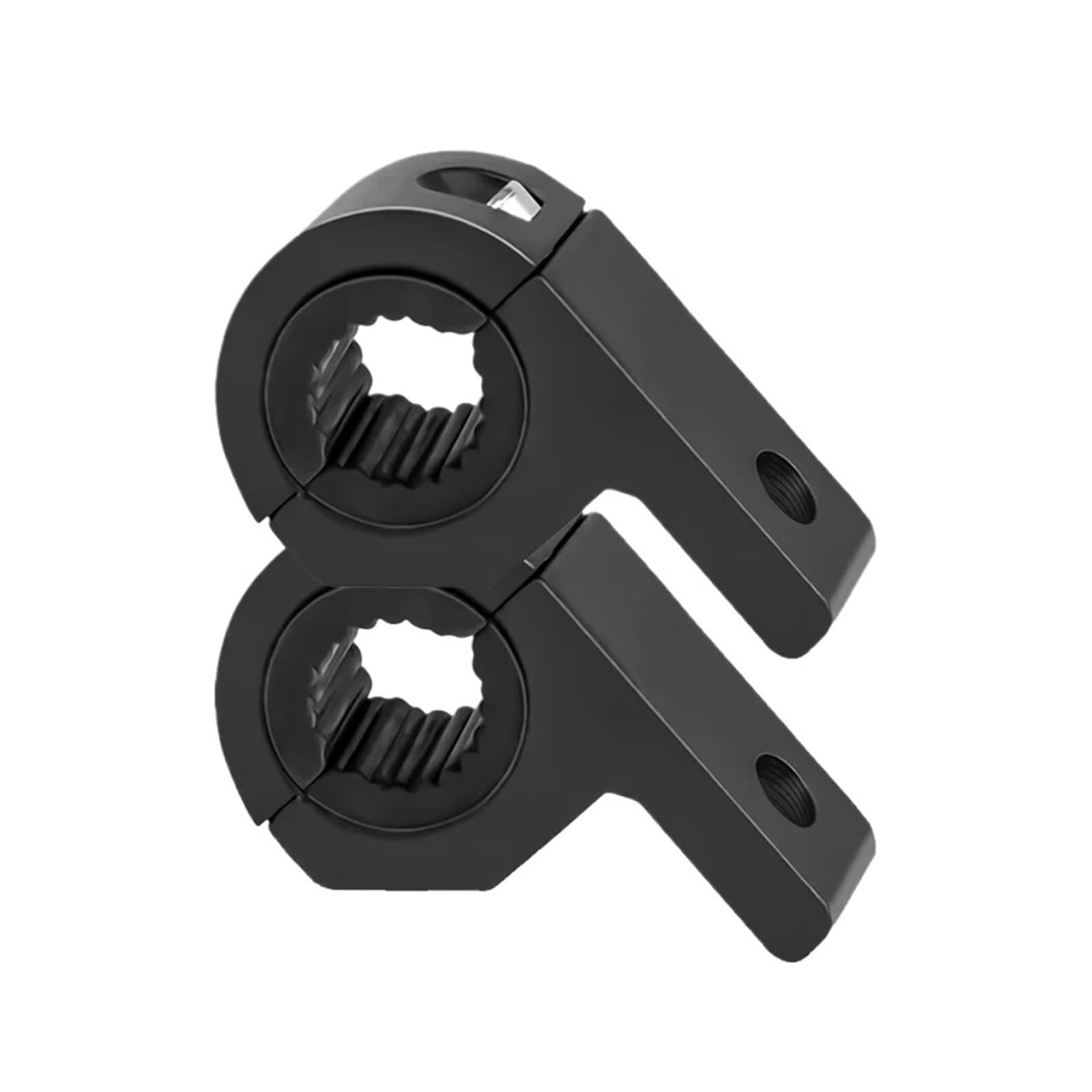 Geardrivex 2Pcs Headlight Bracket Motorcycle Headlight Spotlight Mount Bracket Adjustable Fog Light Auxiliary Lamp Bumper Clamps Holder Part(2Pcs)
