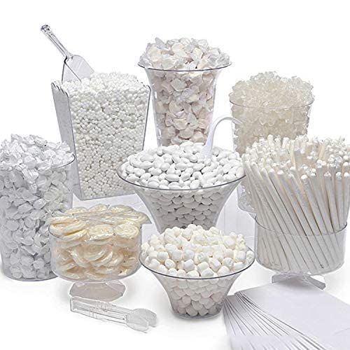 Mr. and Mrs. Wedding Butter Mint Candy Bags 100 Count Forever & Ever Mints Candies 13 Oz (369g) Diamond Ring Treats Sweets Party Favors For 50th Anniversary Bridal Shower Wedding & Special Occasions