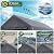Outdoor Carport 10x20ft Heavy Duty Canopy Storage Shed,Portable Garage Party Tent,Portable Garage with Removable Sidewalls & Doors All-Season Tarp for Car,Truck,Party Grey