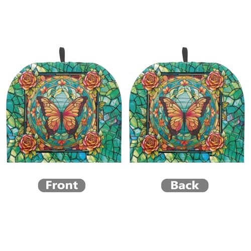 Image of Butterfly Tea Cozy for Teapot Insulated Rose Tea Pot Cozy Green Tea Pot Cozy for Keeping Warm Tea Cosy for Teapot Dust Protector